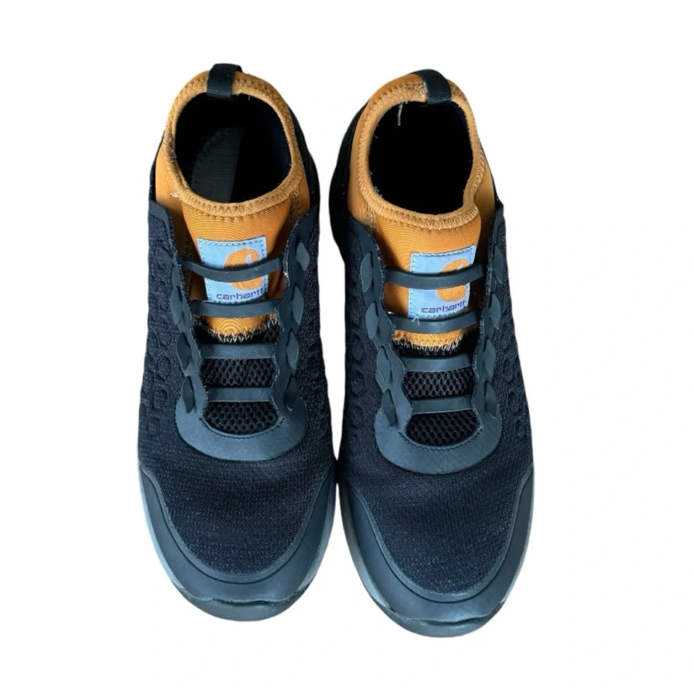 Carhartt Men's FORCE Black Slip Resistant Athletic Soft Toe Shoes Size 8.5